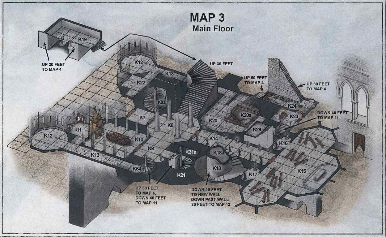 Ravenloft Level Castle Map Maps Flavia Module.